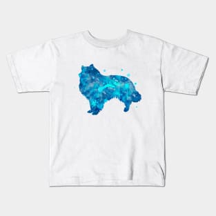 Eskimo Dog Watercolor Painting Kids T-Shirt